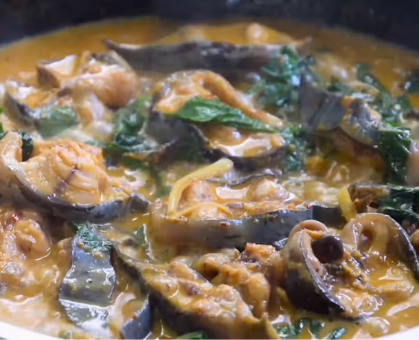 แกงคั่วปลาดุกน้ำพริกปลาย่าง | แนะนำเมนูอร่อยจากน้ำพริกรุ่งเจริญ