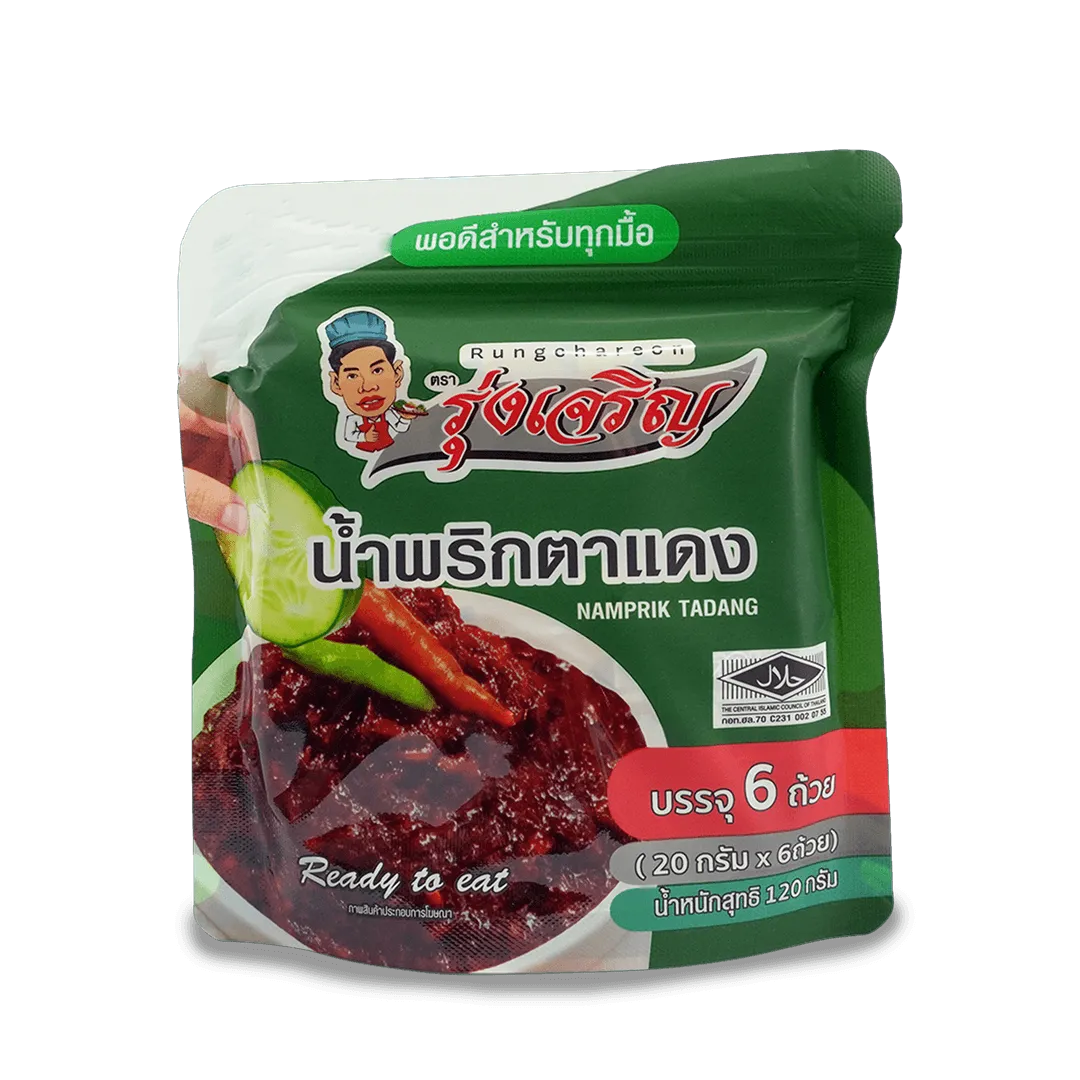 ขายส่ง-ขายปลีก น้ำพริกมินิ รุ่งเจริญ น้ำพริกอร่อย