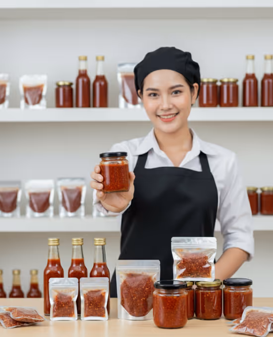 โรงงานผลิตน้ำพริก OEM ครบวงจร | น้ำพริกรุ่งเจริญ รับผลิตทุกสูตร
